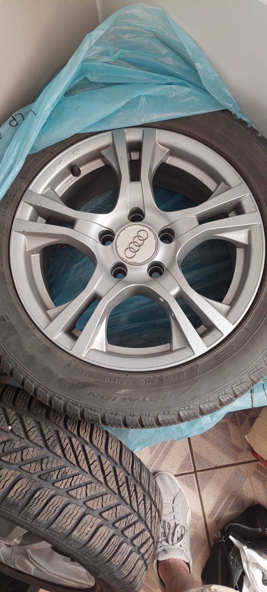 Alufelgi 16" 205/55 felgi aluminiowe + opony zimowe Audi a3
