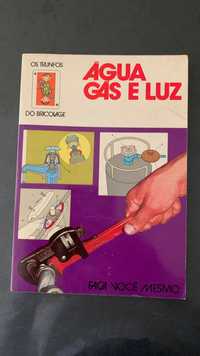 Livro manual “Água, gás e luz”