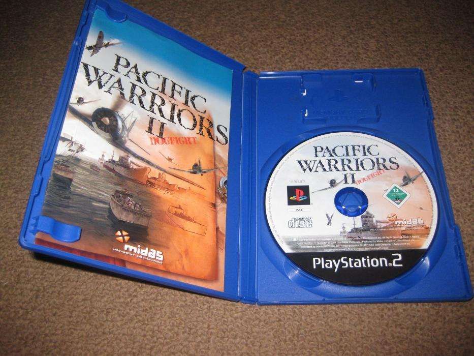 Jogo "Pacific Warrior II: Dogfight!" para PS2/Completo!