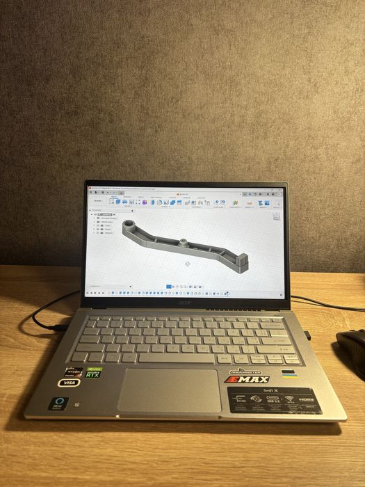 Ноутбук Acer Swift X, Ryzen 7 5800U, RTX 3050Ti, 16Гб, ssd 512гб