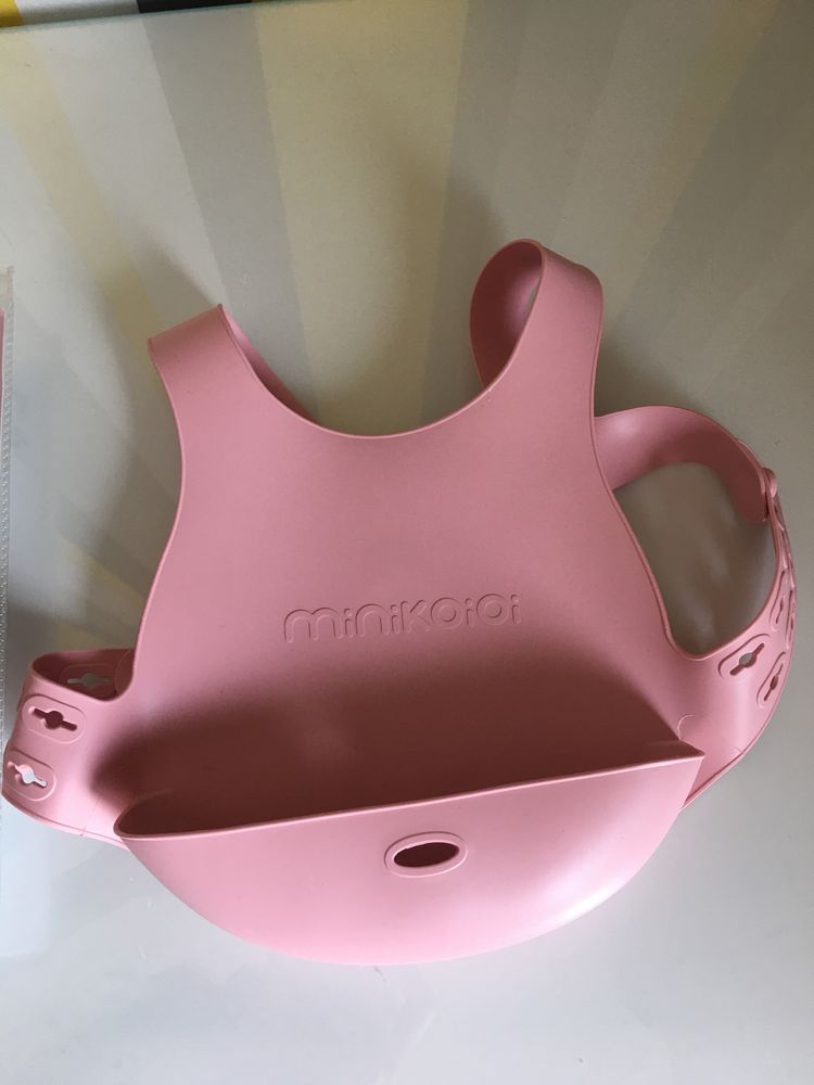 Minikoioi flexi bib babete rosa