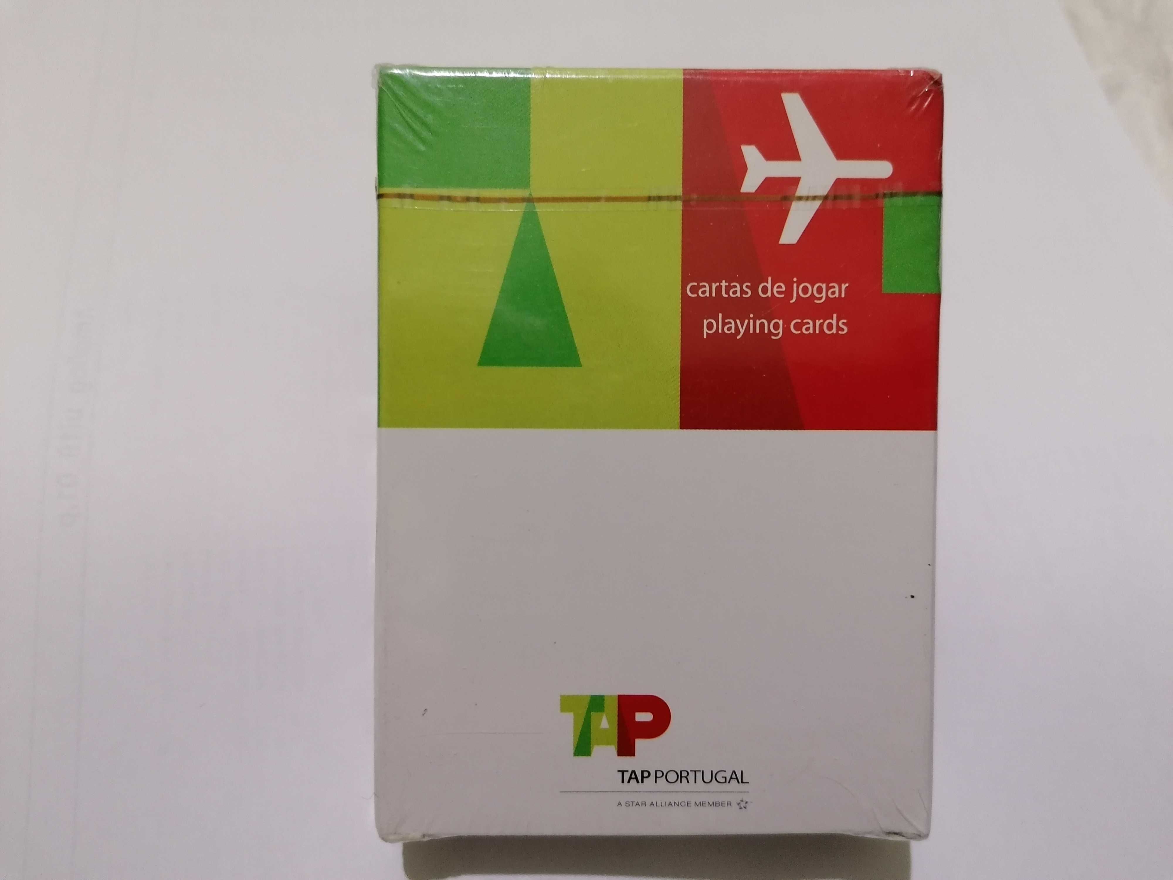 Aviação comercial- TAP- Baralho de cartas novo em embalagem selada