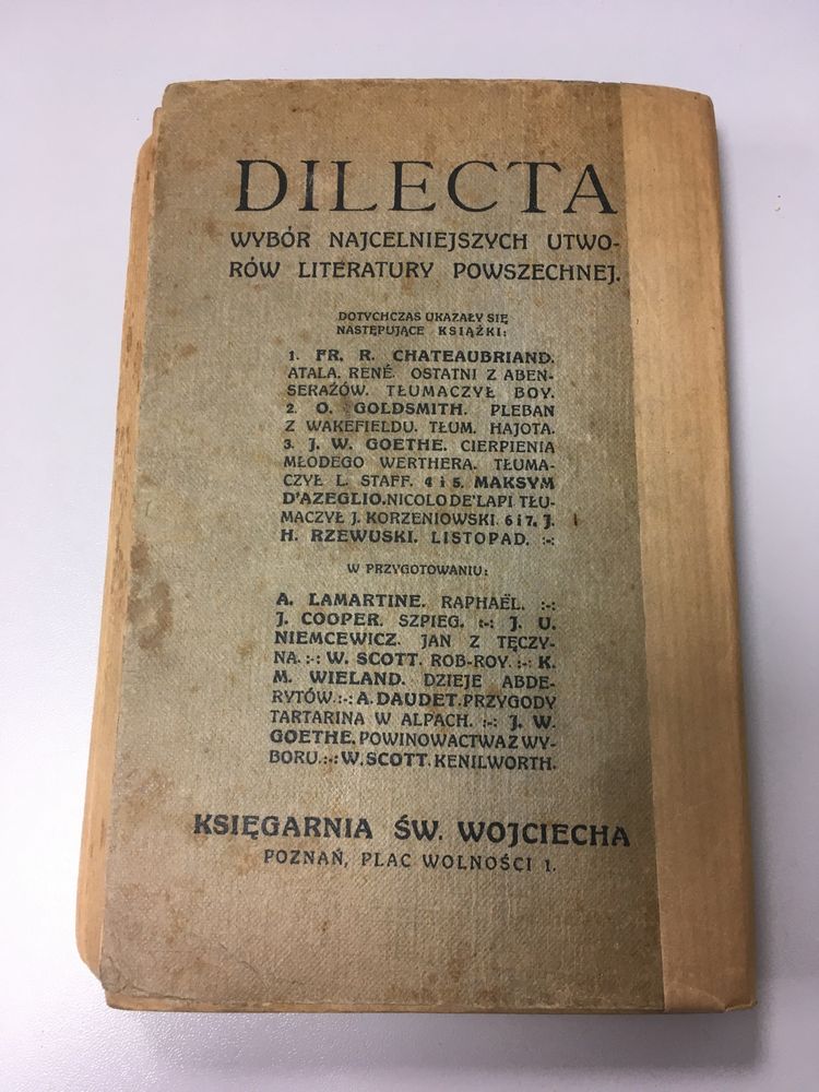 Listopad - Henryk Rzewuski - Dilecta. Literatura polska