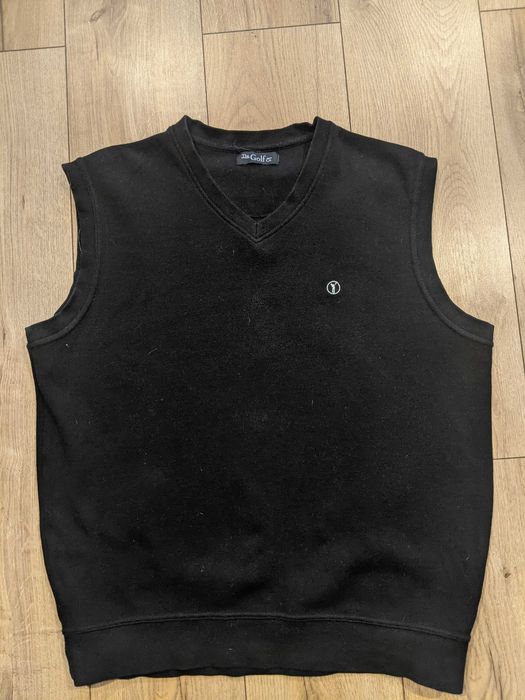 Bezrękawnik męski XL kamizelka bawełna sygnowana do golfa