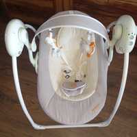 Bujaczek elektryczny dla niemowlaka KIDI SWING szary
