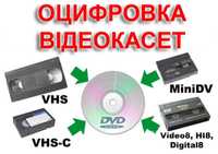 Оцифровка Видеокассет VHS-VHS-C- Мини DV-HI8 -digital-8 -video-8-hdv.