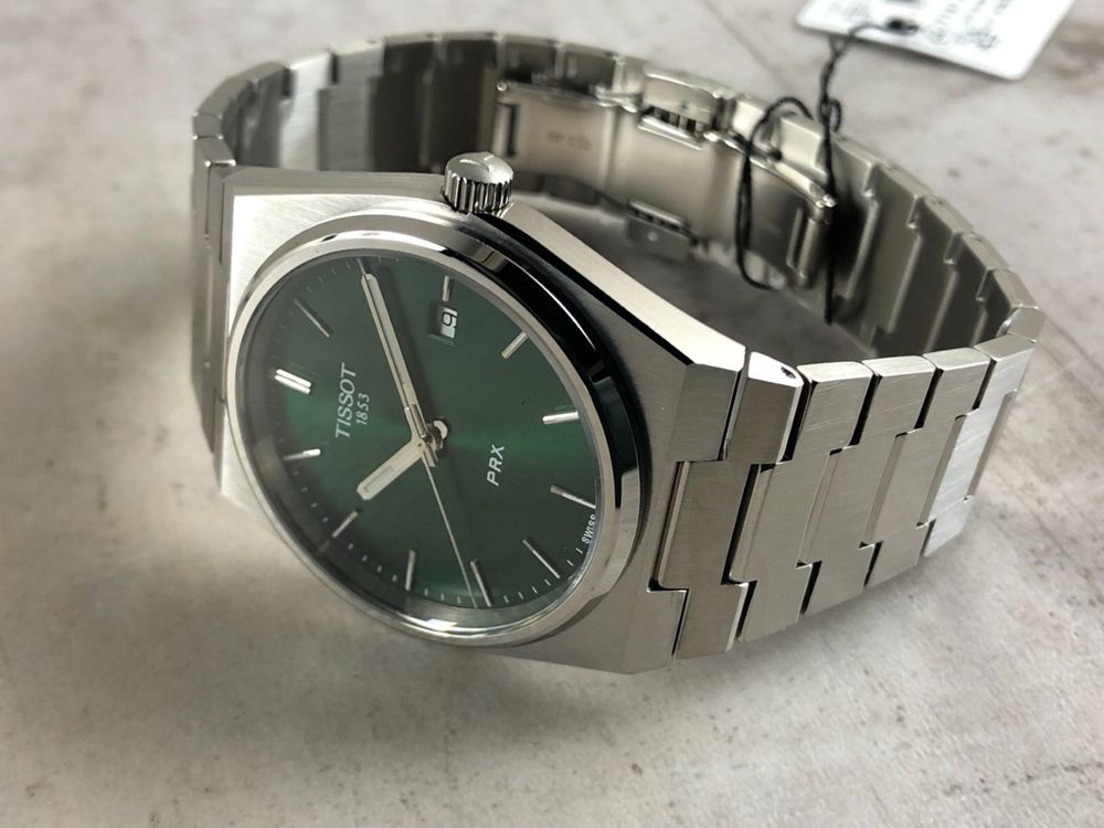 Tissot PRX Quartz 40mm Green Dial – NOWY | Full Set | Gwarancja
