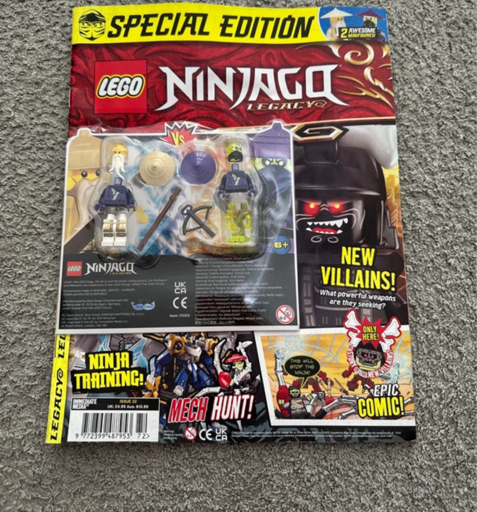 Lego revista UK | Ninjago legacy - Master Wu + Ghost archer miifiguras