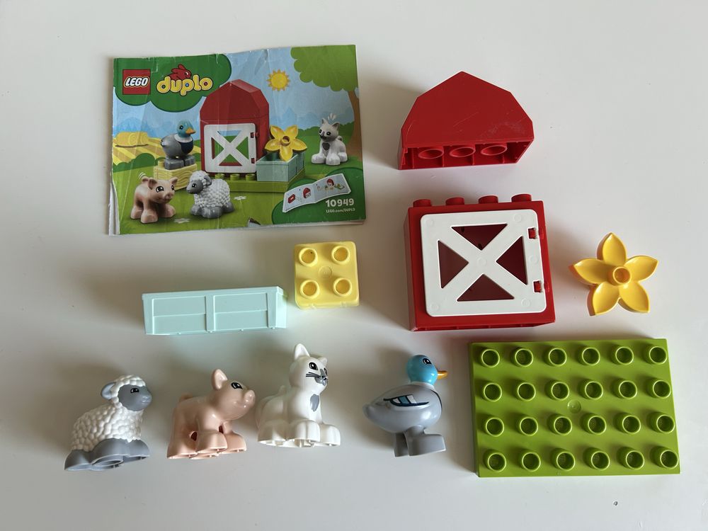 Набір Lego Duplo “Ферма» з тваринами 2+