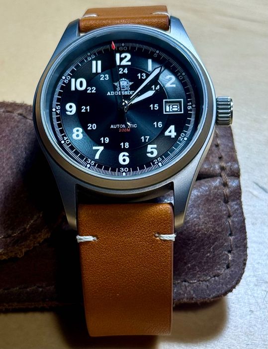 Zegarek automatyczny NH35 Vintage 39mm Diver 200m Addiesdive AD2048