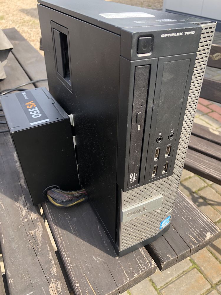 Komputer Dell Optiplex 7010 Core i5 zasilacz Corsair VS350 brak dysku