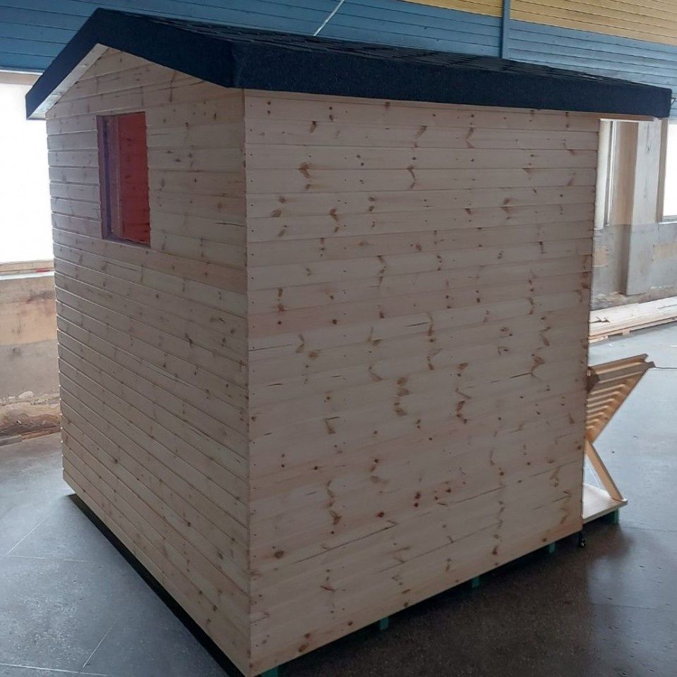 Sauna Quadro 2,2 x 2,5m z tarasem / Raty 0%