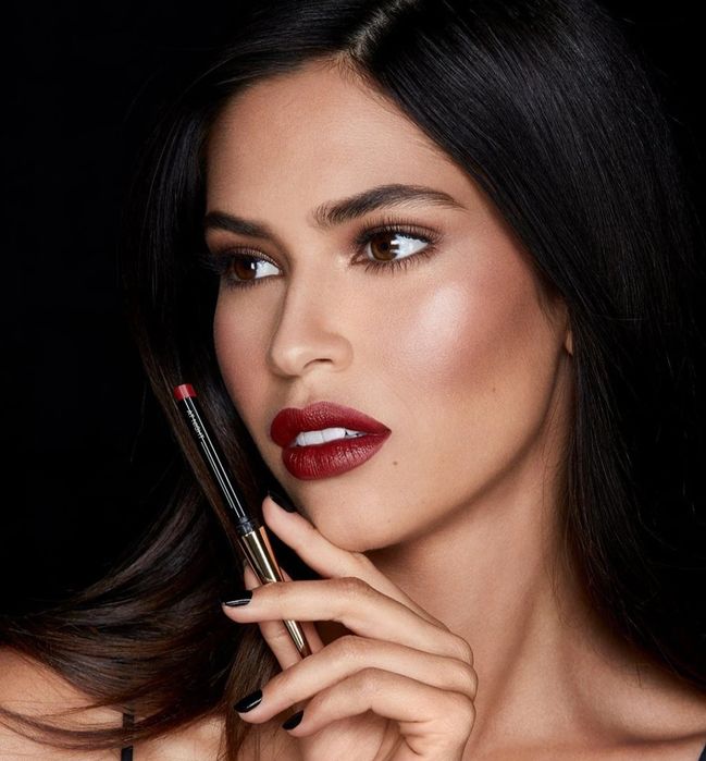 Hourglass trwała pomadka i róż 2w1 At Night cheek and lip duo