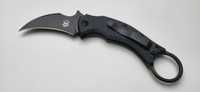 Nóż składany FOX Black Bird by Bastinelli Carbon Fiber Bronze Ti Elmax