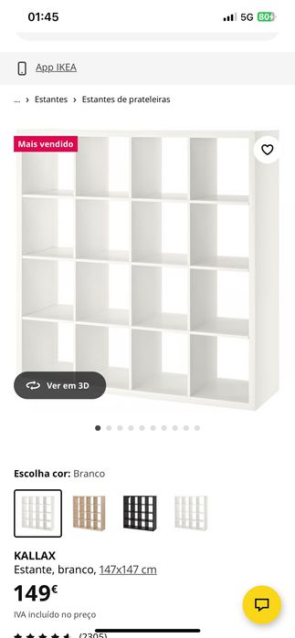 Movel 16 cubos ikea