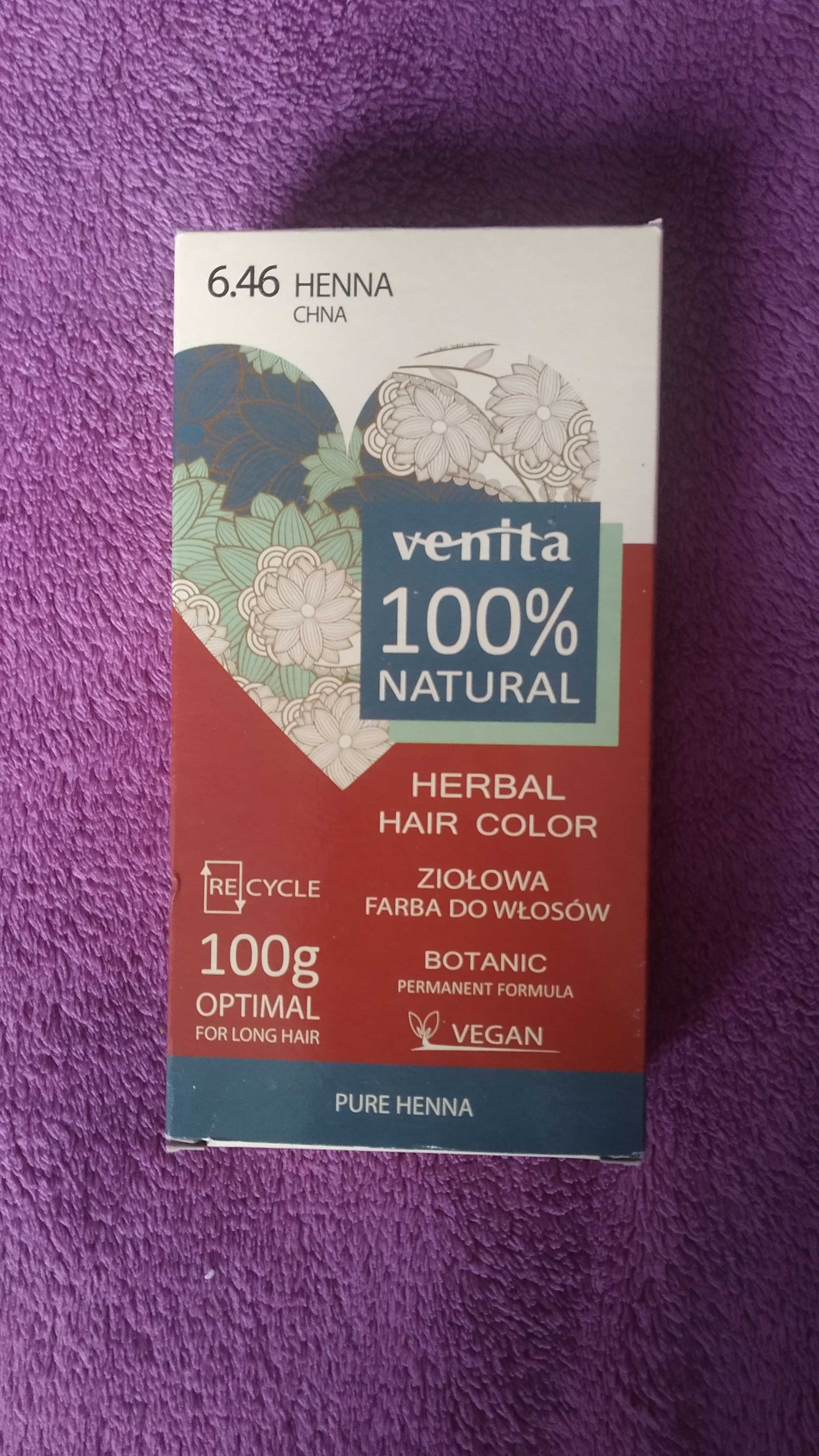 Henna farba do włosów