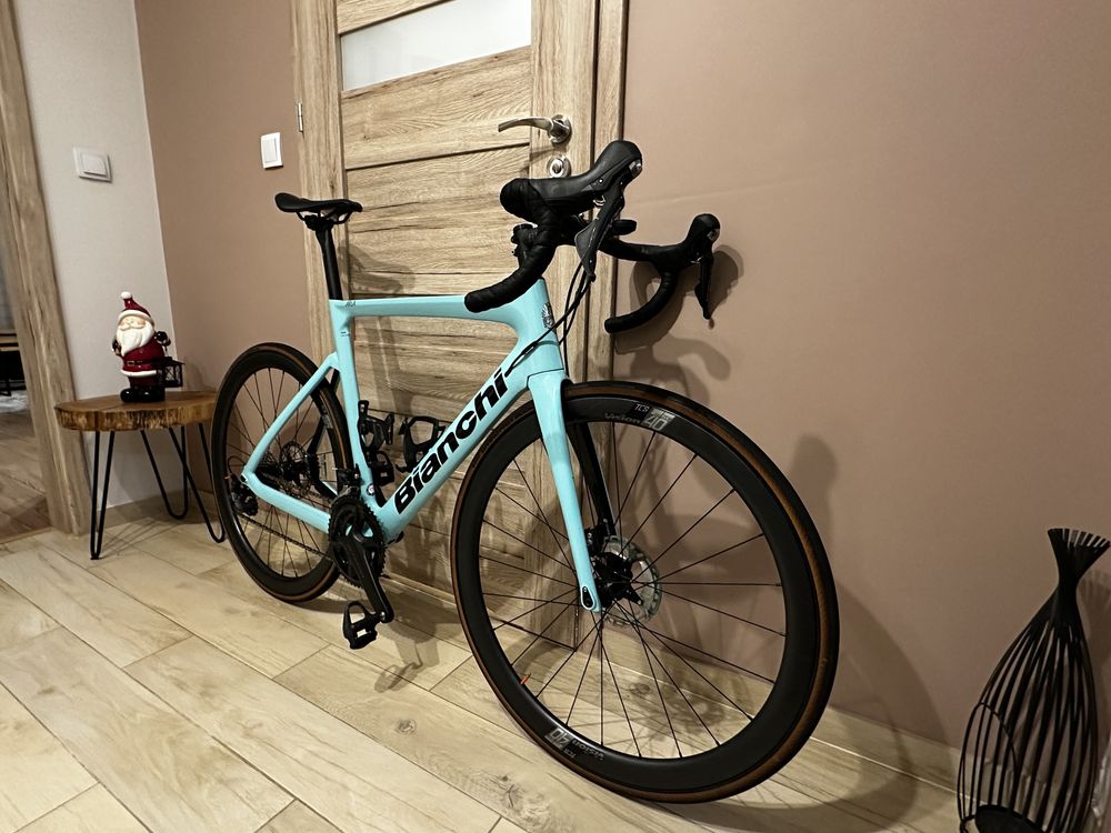 Bianchi Aria Celeste [size 57] koła Vision Ultegra