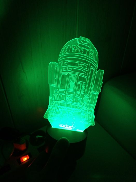 zestaw Lampka LED SZTURMOWIEC + klocki gwiezdne wojny star wars