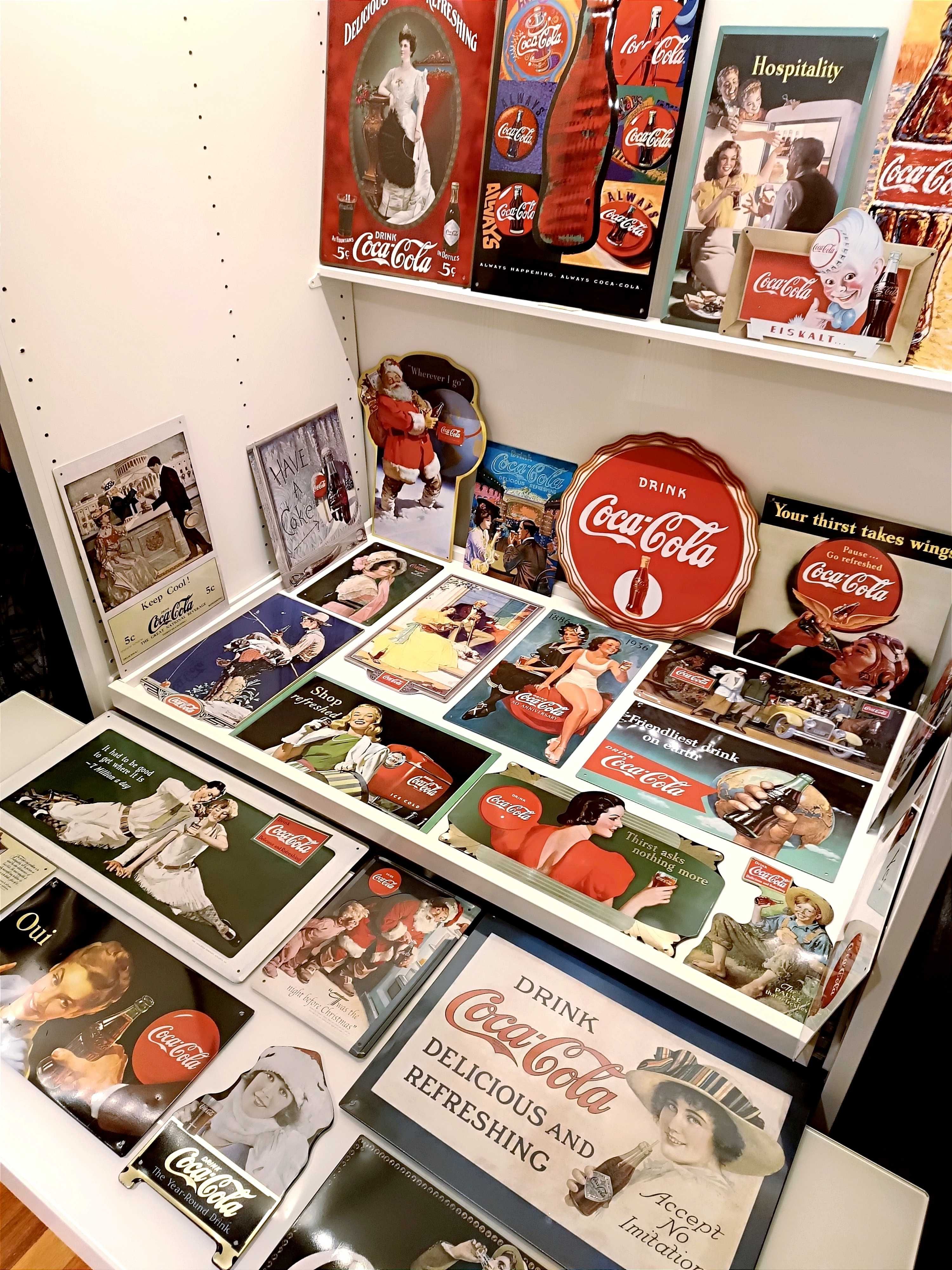 Coleção Placas Publicitárias Coca-Cola