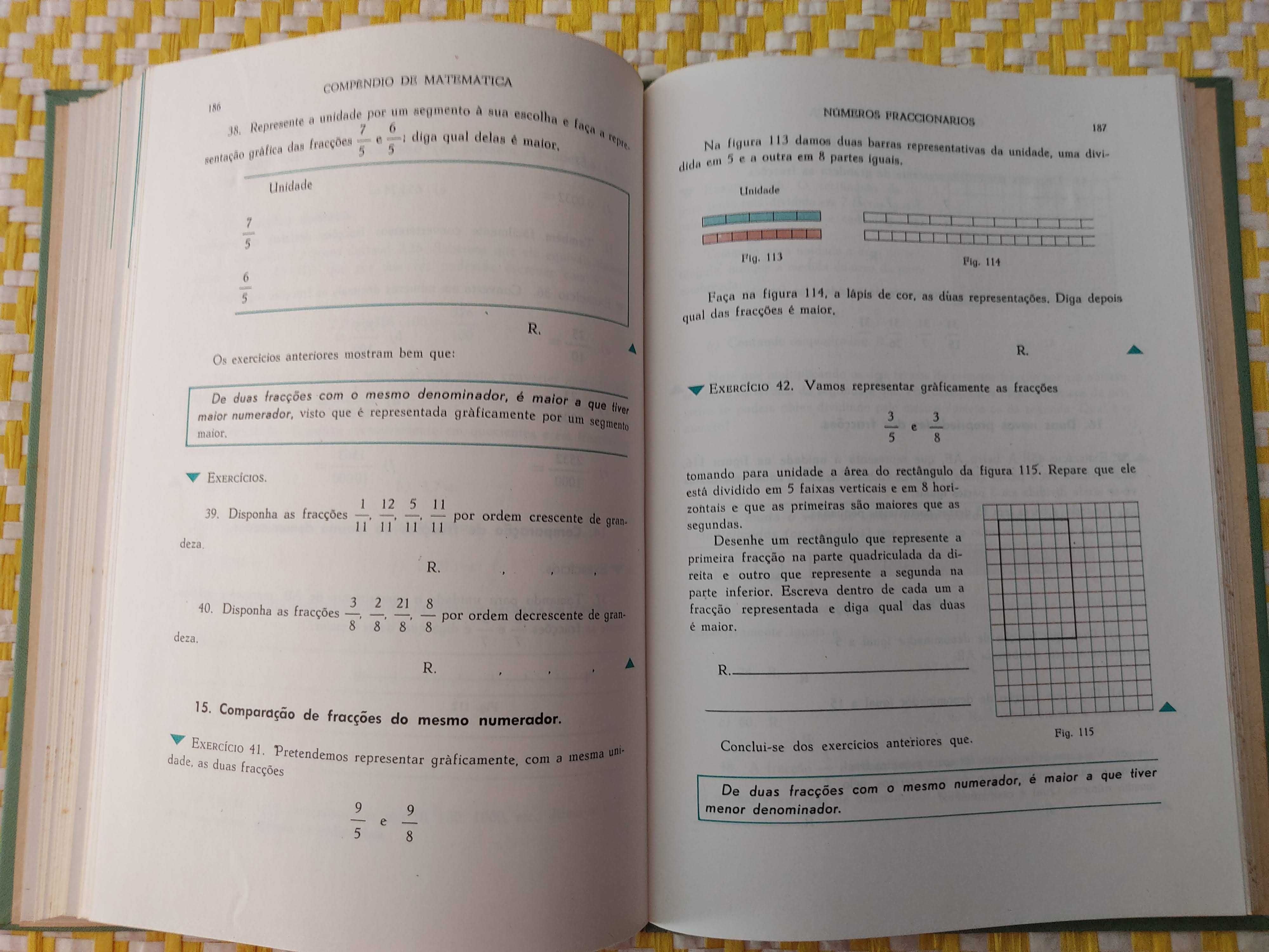 Compêndio de Matemática – 1º Ano do curso Liceal Álvaro Sequei.Ribeiro