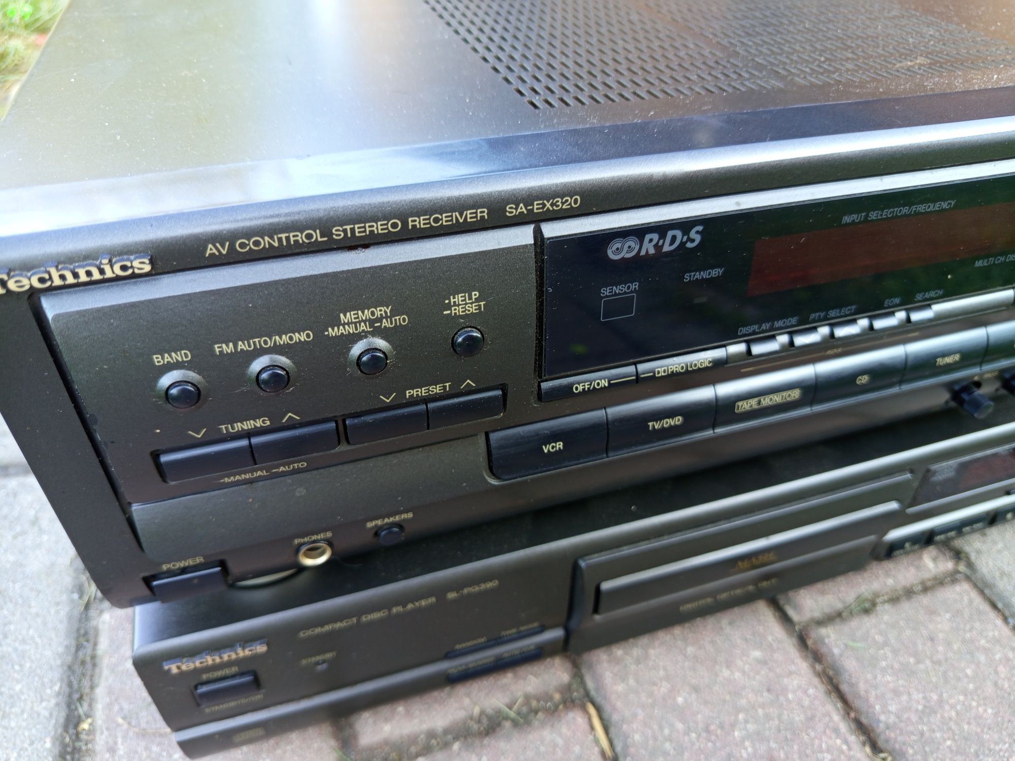 Tuner Technics sa-ex320 + dokumenty + CD gratis