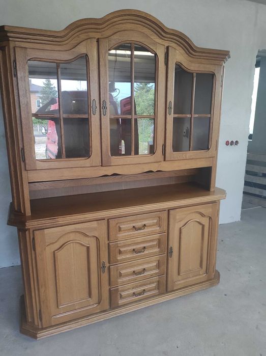 Dębowa witryna kredens OFM stan bdb DOWÓZ WYSYŁKA