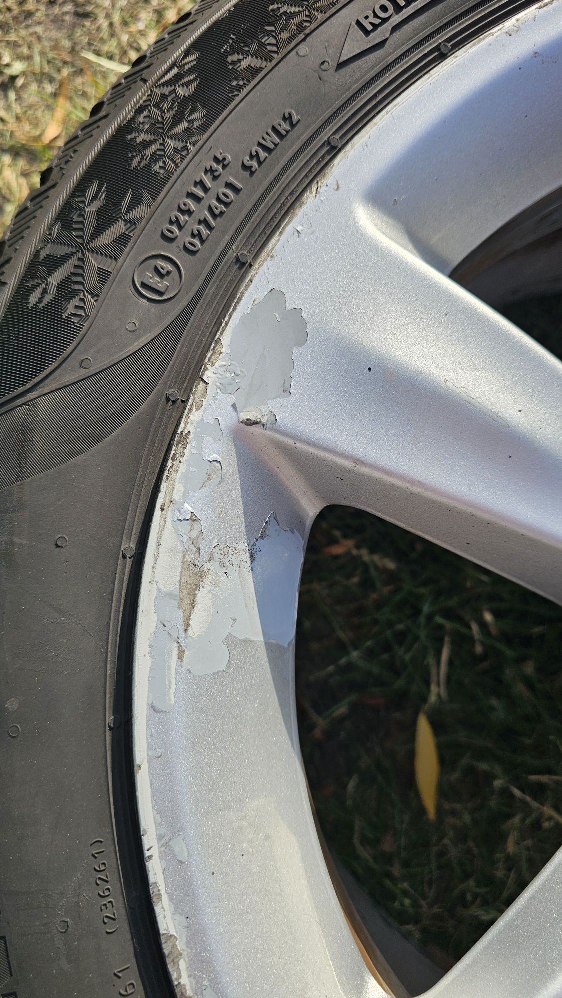 Alufelgi z oponami zimowymi Mercedes w211