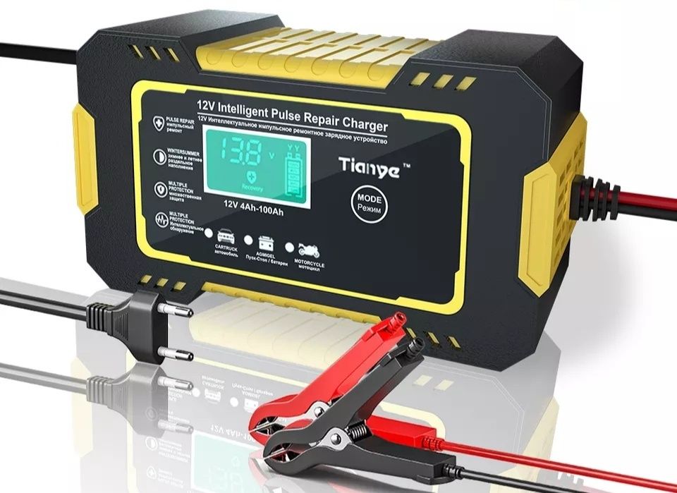 Зарядное импульсное  умное устройство, для авто аккумулятора.