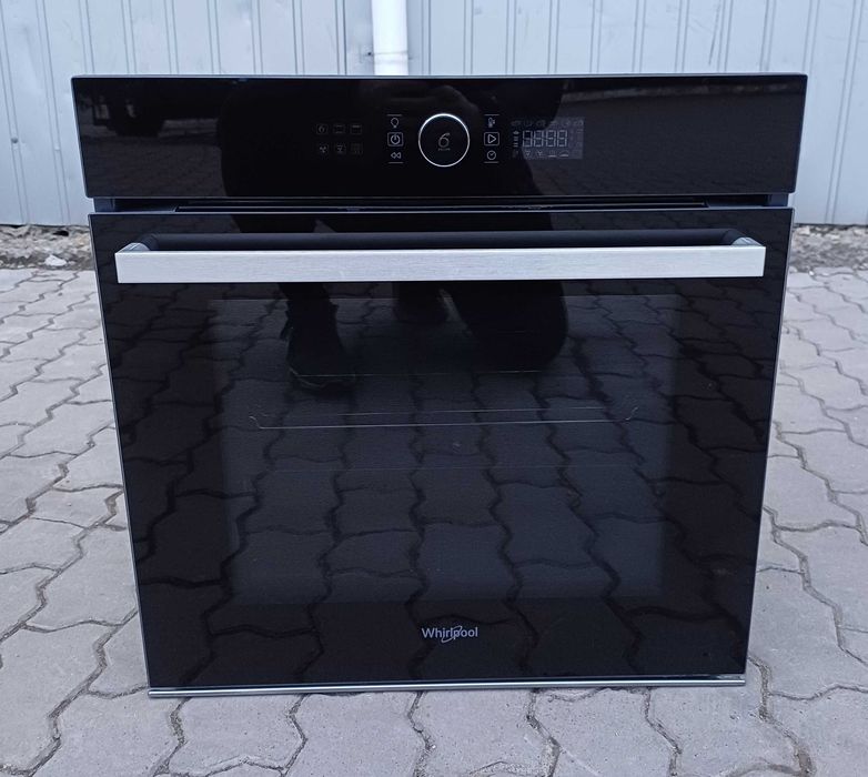 Вбудована духовка духова шафа Вірпул Whirlpool 6 Sense піроліз чорна