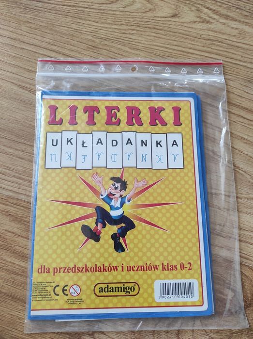 Układanka, literki, do przedszkola i szkoły, nowe
