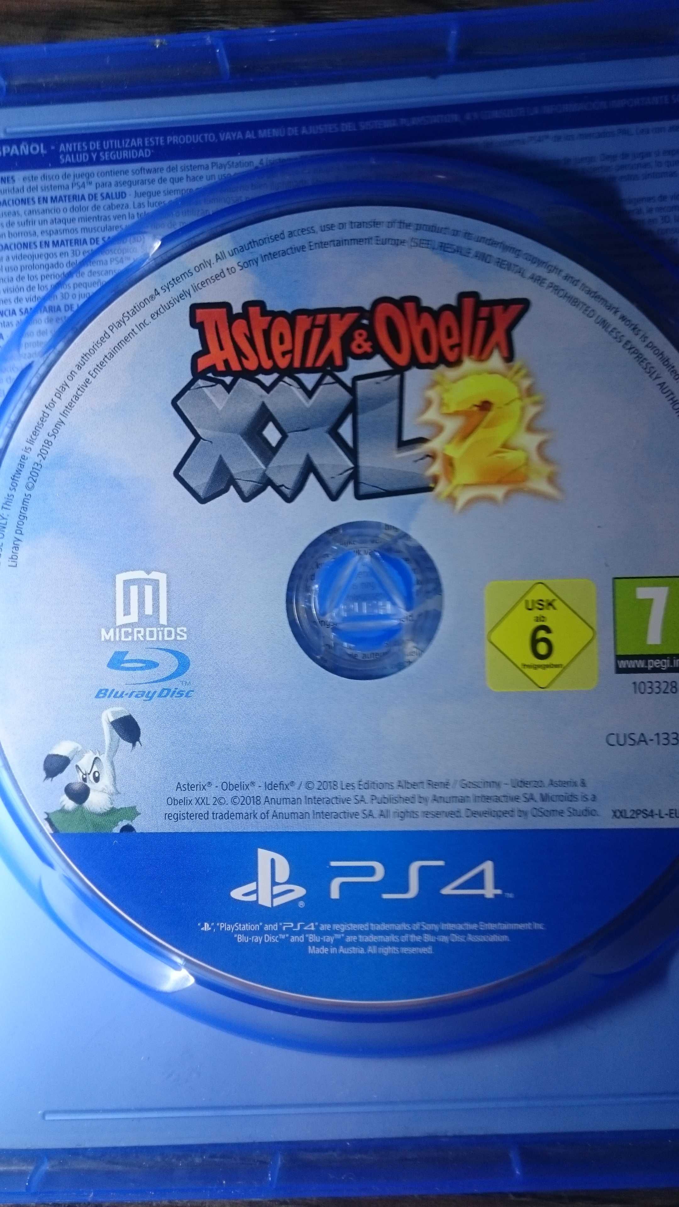 Asterix i Obelix xxl2 POLSKA ps4 playstation 4 minecraft lego rayman