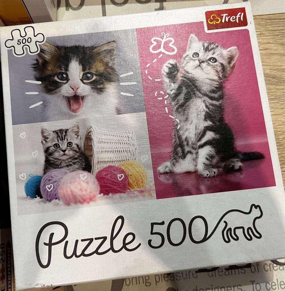 Puzzle zestaw 1000, 500, 250