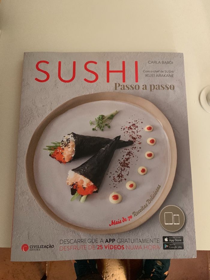 Livro Sushi Maísa esteira