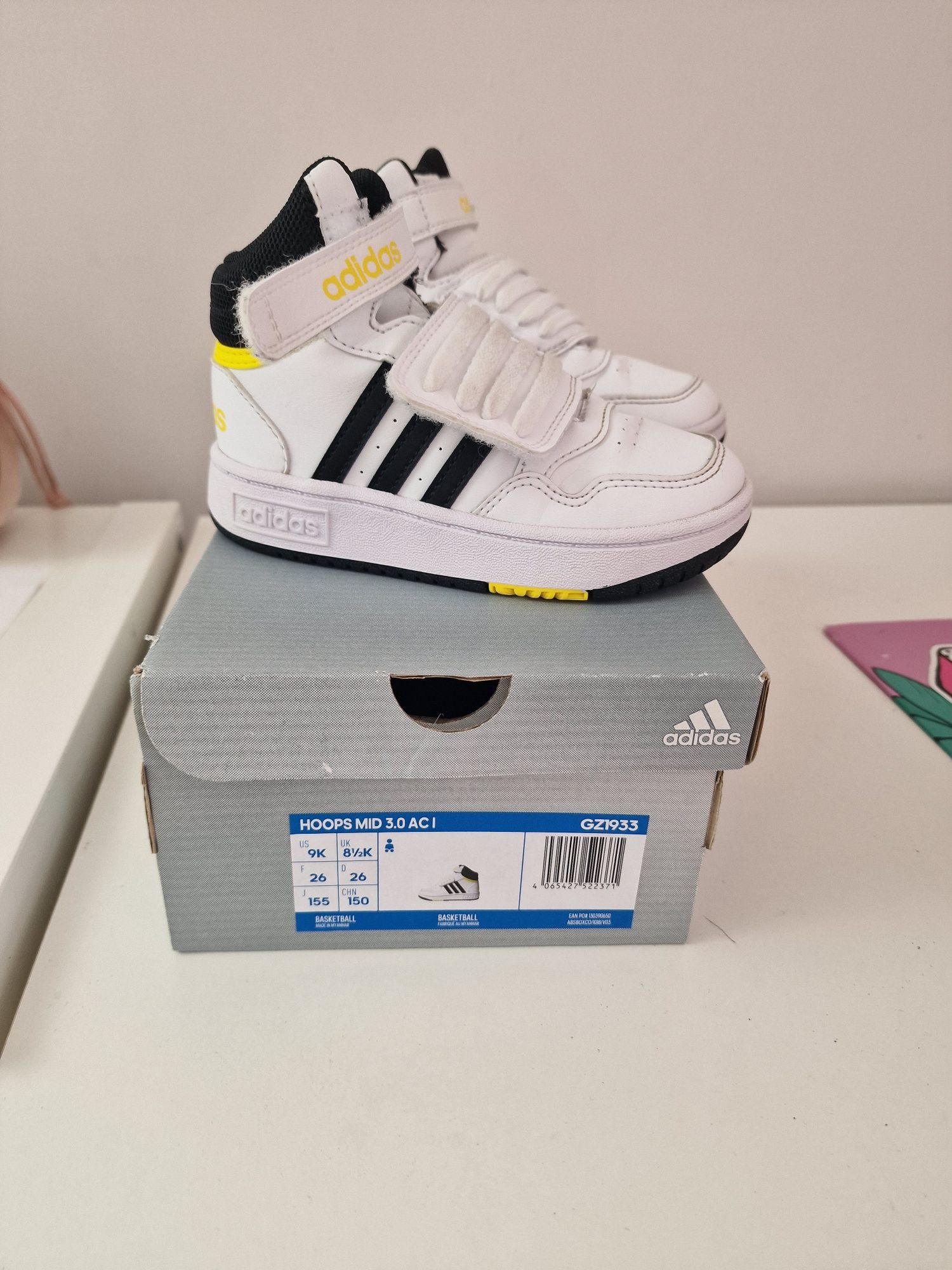 Buty Adidas adidasy snakersy wysokie 26 16.5 cm