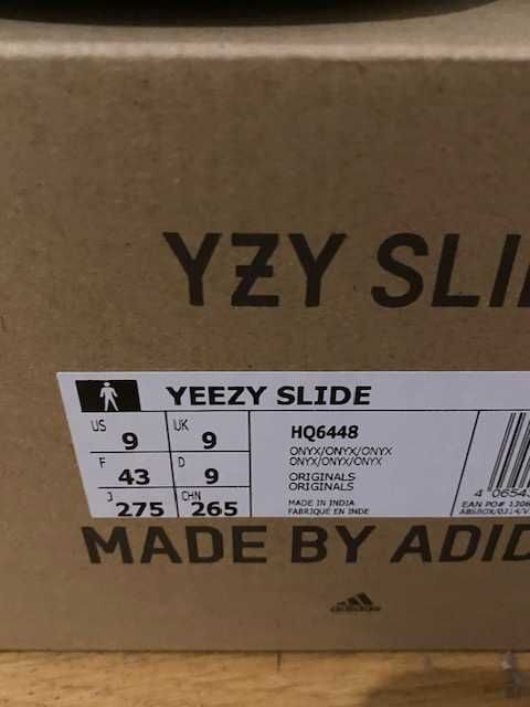 adidas Yeezy Slide Onyx EU 43 US 9