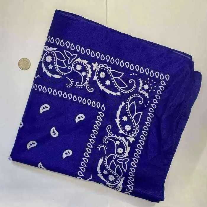 Niebieska bandana duża Gang Crips USA