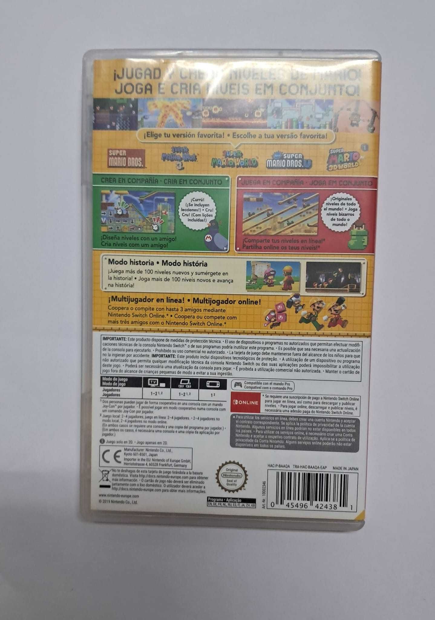 Jogo Super Mario Maker 2