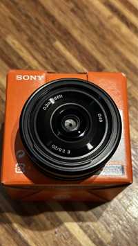 Sony E-mount SEL20F28 E20 mm F2.8 fi 49mm