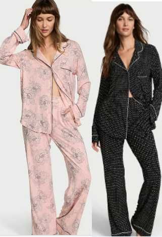 Victoria's Secret довгий піжамний комплект з модалу р.S,M
