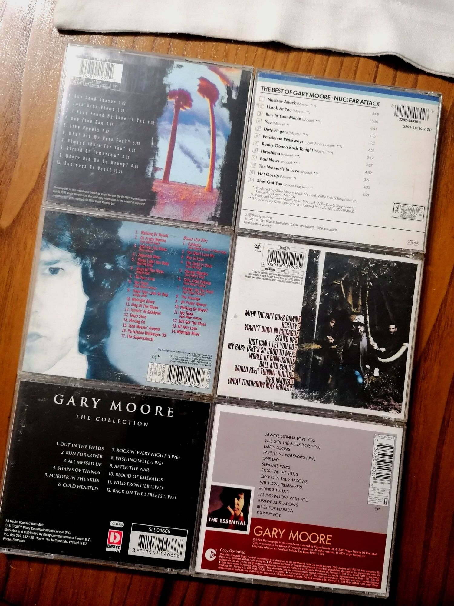 Coleção 6 cds Gary Moore