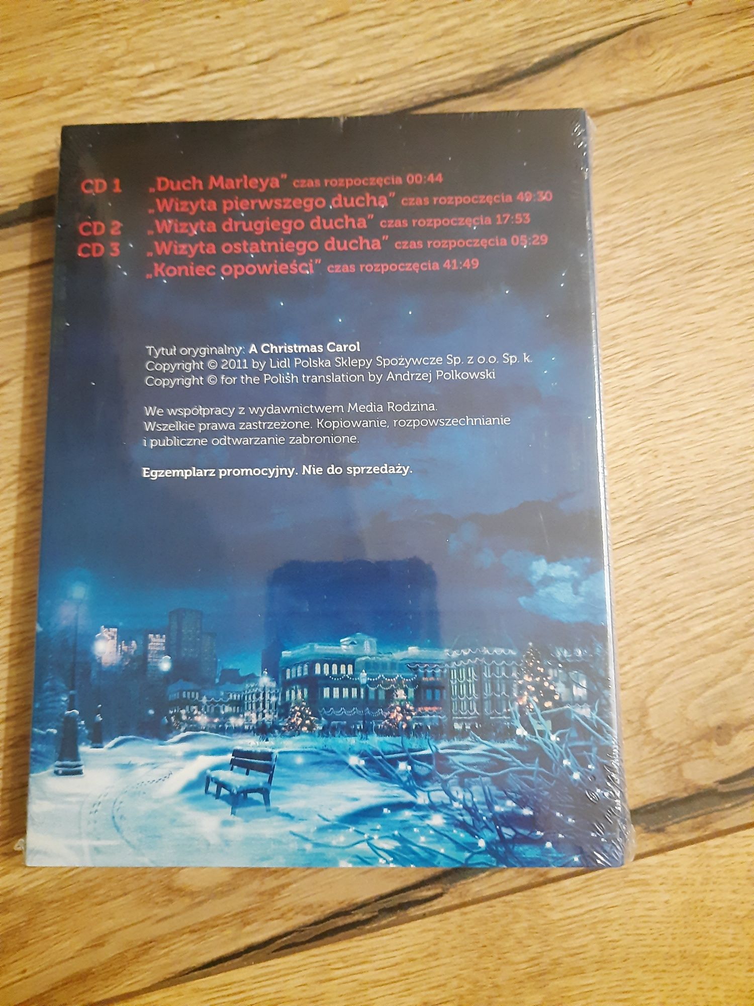 DVD  książka Opowieść Wigilijna czyta Krzysztof Kowalewski