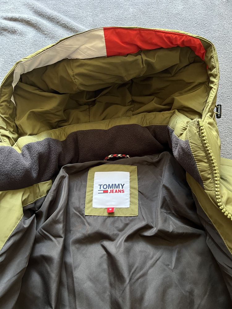 Kurtka parka puchowa Tommy Hilfiger jak nowa