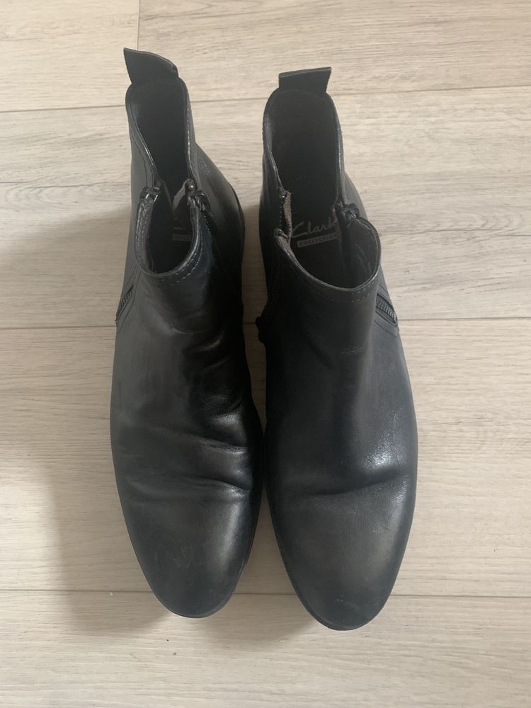 Clarks skórzane sztyblety 41/42 botki