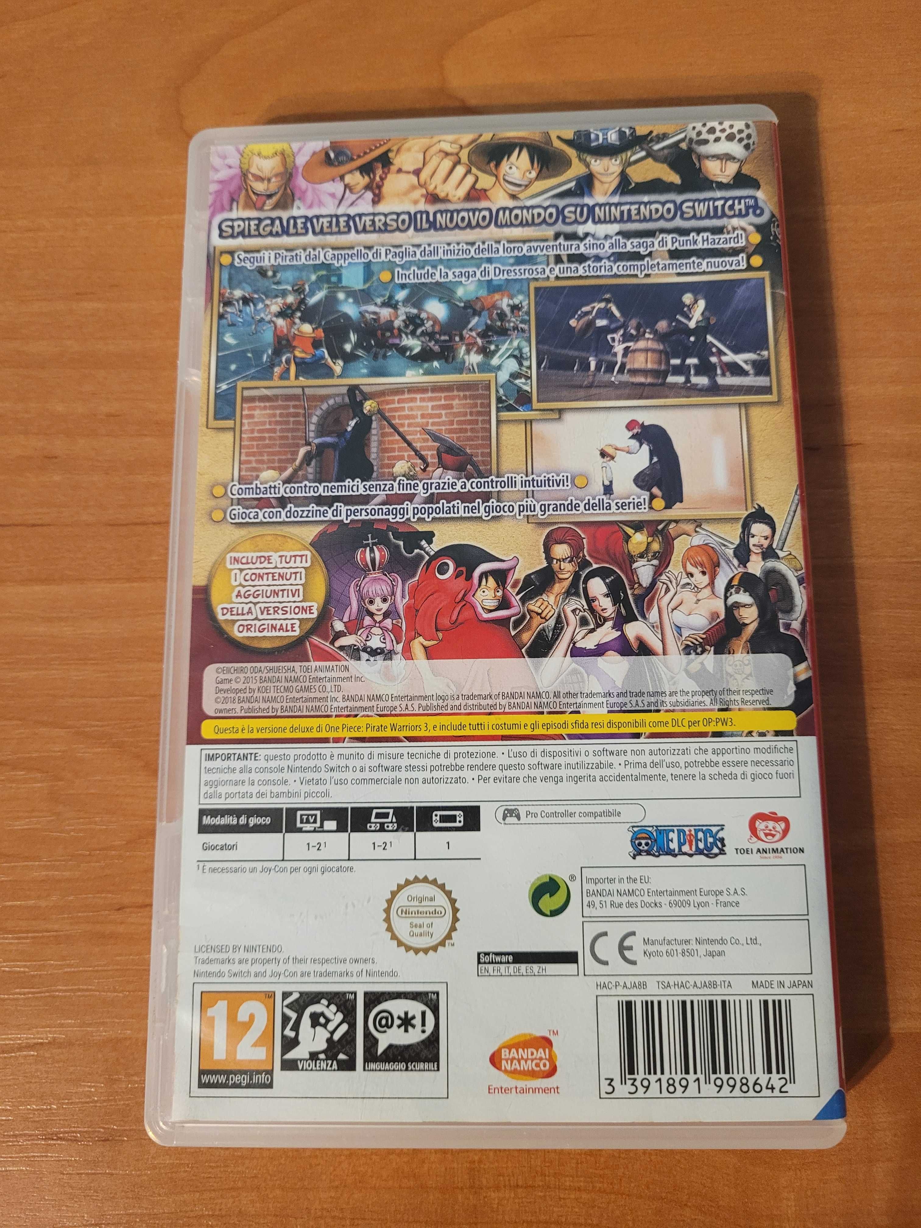 One Piece Pirate Warriors 3 Deluxe Edition Nintendo Switch