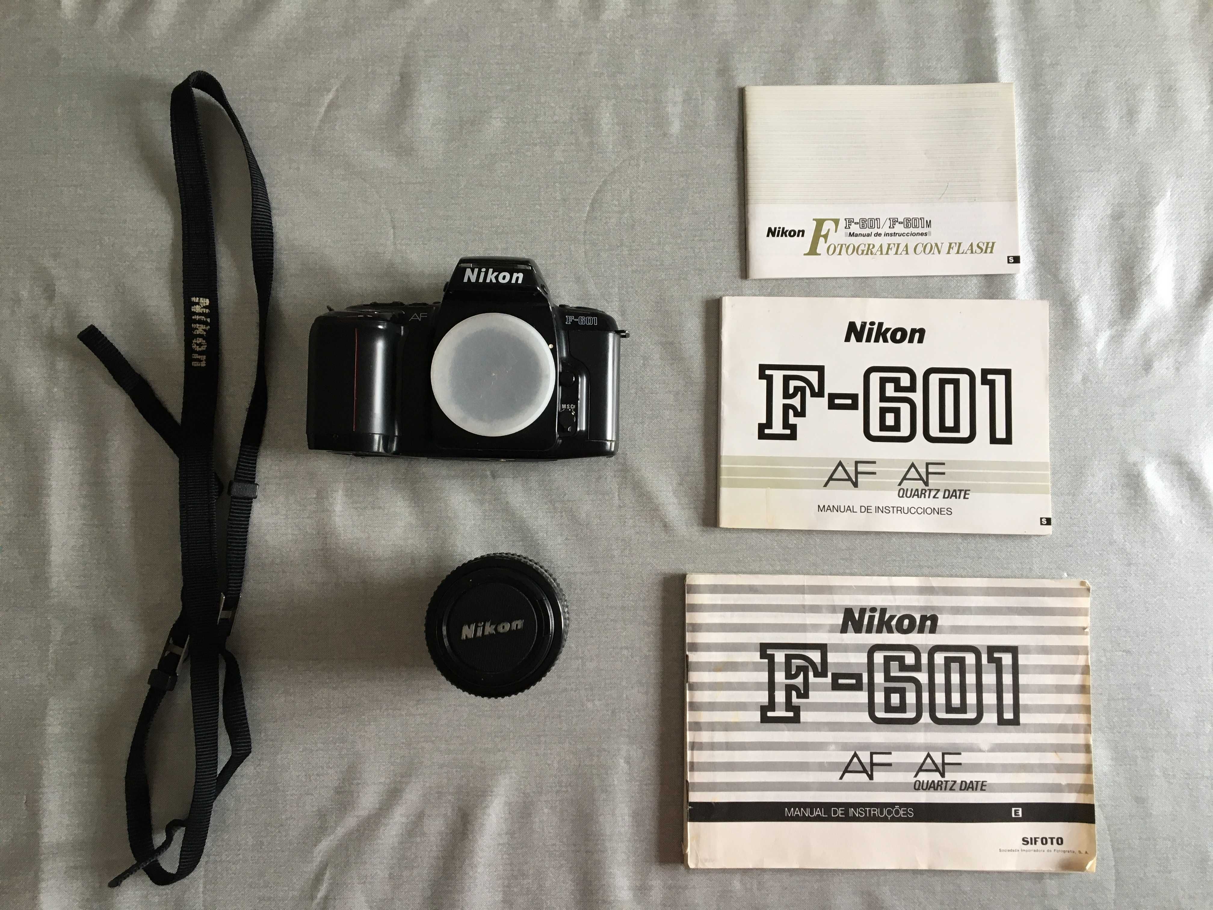Nikon F-601 analógica + objetiva Nikon 35-70 / 3.3-4.5