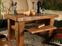 Stolik kawowy rustykalny loft unikatowy, lite drewno, vintage z kufra