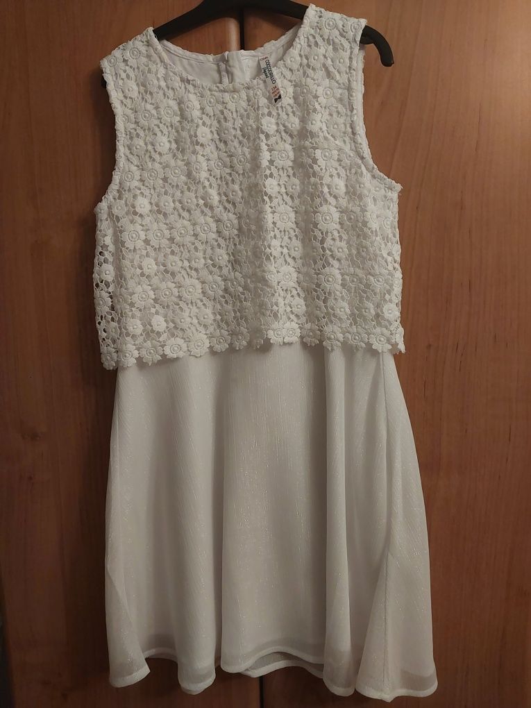 Sukienka biała Coccodrillo 134