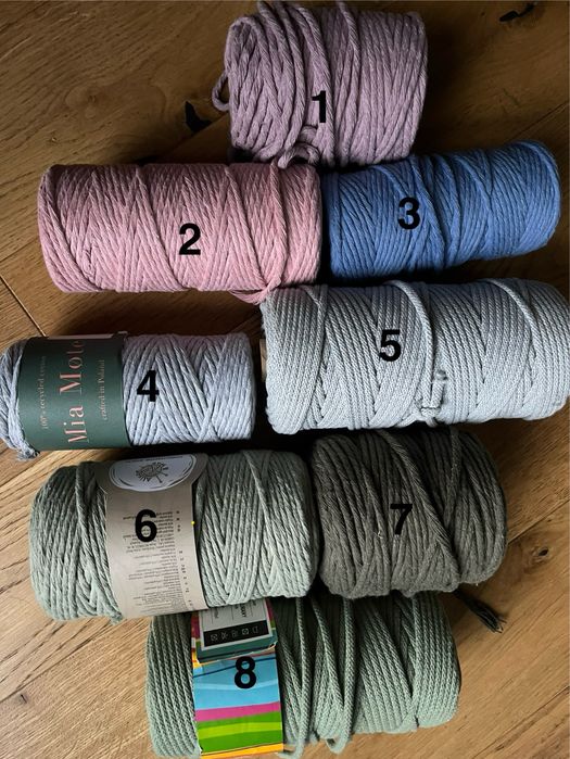 Makramowy uchwyt/pasek do maty do ćwiczeń. Jogi pilatess fitness