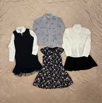 Одяг для дівчинки 8-9 років,  128, 134 см: пляття, блузка, спідниця
