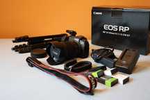 Canon EOS RP + RF 24-105 F4-7.1 + 5 baterii+ opaska + statyw